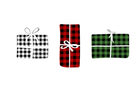 Buffalo Christmas Giftboxes Graphics