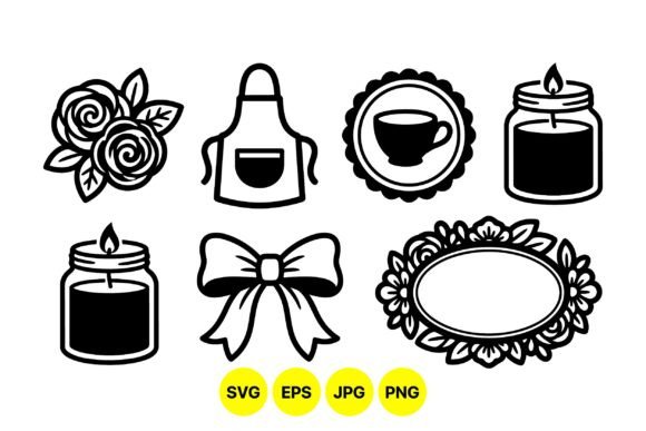 Hand Drawn Cozy Kitchen SVG: Graphics & Illustrations for Warm Branding