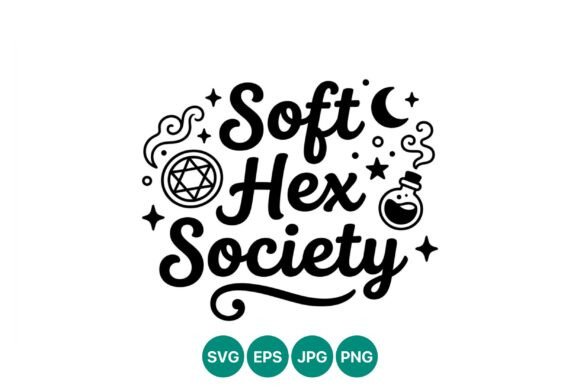Soft Hex Society Magic Vector: Graphics & Illustrations for Crafters