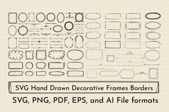SVG Decorative Frames for Modern Branding