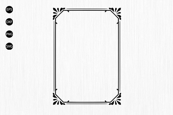 Vintage Frame Embroidery Design